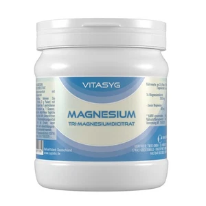 Vitasyg Magnesium Pulver - 1000g Tri-Magnesiumdicitrat Citrat ohne Zusatzstoffe - Bild 1 von 5