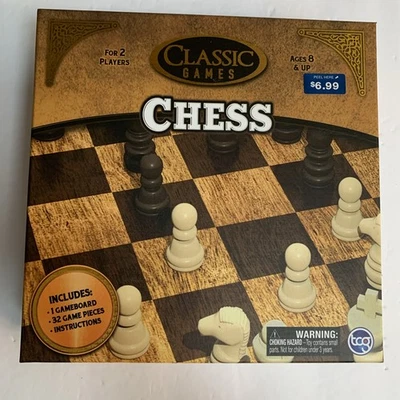 Juego de ajedrez juegos clásicos - marrón y crema. Usado. Excelente gran regalo 🎁 Foto 1 de 3