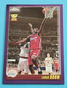 2000-01 Topps Chrome Lamar Odom Los Angeles Clippers #48 (KCR) - Picture 1 of 2