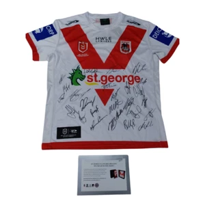 St George Illawarra Dragons Football Club 2022 NRL Official Team Signed Guernsey - Bild 1 von 1