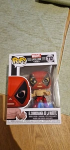 Figura de Deadpool El Chimichanga. Vinilo Funko Pop Marvel Lucha Libre 712 Deadpool - Imagen 1 de 6