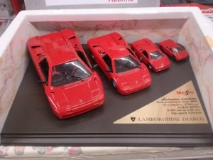 MAISTO - SET 4 MODELLI LAMBORGHINI DIABLO VARIE SCALE - 1/18 1/24 1/32 1/64 - Imagen 1 de 2