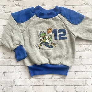 Vintage Kermit The Frog 1981 Football Sweatshirt - Picture 1 of 6