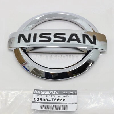 Nissan Armada Pathfinder Armada Titan OEM parrilla delantera emblema insignia 62890-7S000 Foto 1 de 3