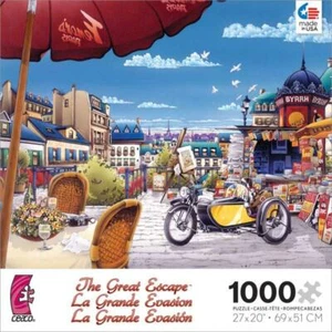 Ceaco Jigsaw Puzzle; Newspaper Stand in Paris; Hiro Tanikawa; 1,000 pcs 3362-1 - Picture 1 of 1