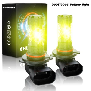 2pcs Golden Yellow 9145 H10 9140 LED Fog Light Bulbs Car Truck Fog Driving Lamp - Foto 1 di 13