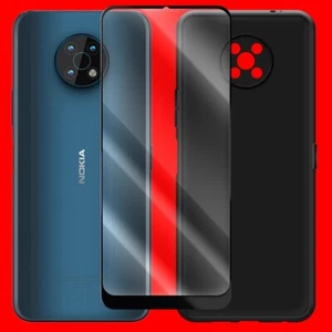 2in1 9H HD Tempered Glass Screen Protector Flexible Case f Nokia G50 TA-1390 - Picture 1 of 1