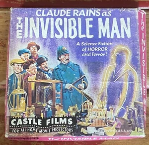 THE INVISIBLE MAN 1933 Standard 8mm Castle Films Horror Claude Rains With Insert - Picture 1 of 7