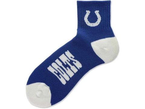NEW! Indianapolis Colts NFL Large Mens Socks Team Colors 501 Fits 10-13 Rivers Cover