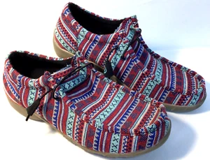Women's 10 ROPER Multi-Color Textile Fabric Loafer Shoes - Picture 1 of 14
