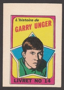Folleto francés OPC O PEE CHEE 1971-72 # 14 GARRY UNGER A3698 - Imagen 1 de 2