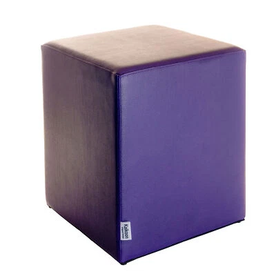 Sitzwürfel Lila Maße: 39 cm x 39 cm x 44 cm - Bild 1 von 4