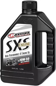 Maxima SXS 100% Synthetic Engine Oil 10w50 case of six (6) - Picture 1 of 1