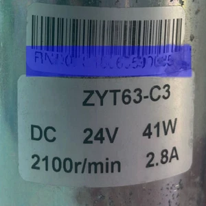 1PZ ZYT63-C3 DC24V 41W 2.8A 2100R/min Motore Movimento Schienale per Poltrona Massaggiante - Foto 1 di 4