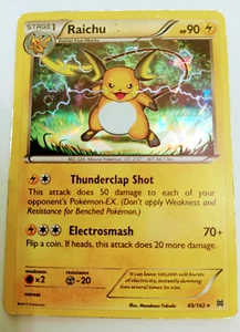 Raichu 49/162 Pokemon 2015 Sammlerkarte - Bild 1 von 2