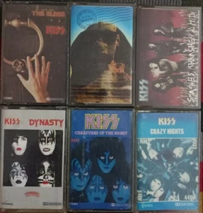 Kiss cassette lot 6 tapes Imported Spanish Edition - Picture 1 of 3