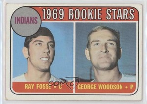 1969 Topps 1969 Rookie Stars George Woodson Ray Fosse #244 Rookie RC