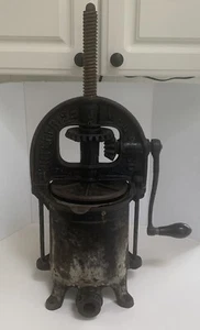 Antique Enterprise Mfg. Co. Phila. Pa Sausage Stuffer Fruit Press - Imagen 1 de 7