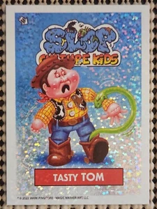 TASTY TOM SLOP CULTURE KIDS SERIES 1 STICKER FOIL SP CHASE CARD TOY STORY PARODY - Picture 1 of 2