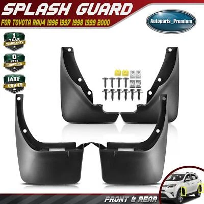 4x Guardabarros delantero y trasero para Toyota RAV4 1996 1997 1998 1999 2000 Foto 1 de 4