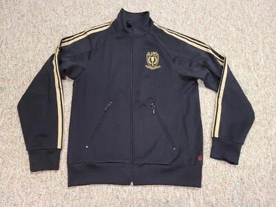 Chaqueta Guess Track Para Hombre Mediana Negra Dorada Cremallera Completa Tricot Reino Unido Londres Informal Foto 1 de 4