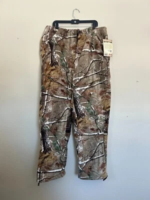 NWT Realtree Heavyweight Camo Timber Fleece Ankle Zip Men's 2XL - Image 1 of 4