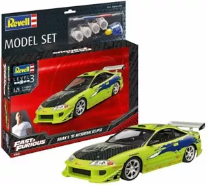 Revell Fast & Furious Brian's Mitsubishi Eclipse 1:25 Plastica Model Kit - 67691 - Foto 1 di 4
