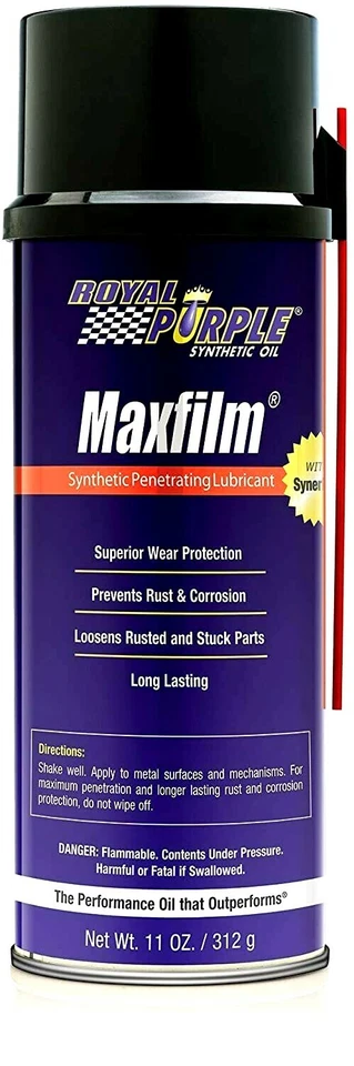 Royal Purple Maxfilm High Performance Synthetic Penetrating Spray Lubricant 11oz Foto 1 de 3