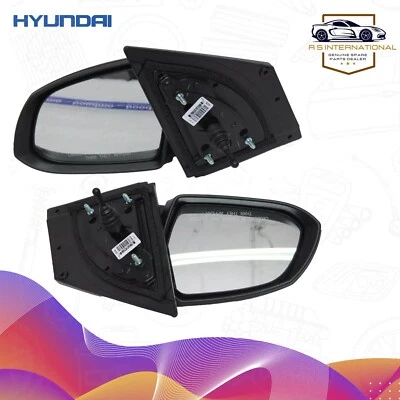 Hyundai genuine grand i10 xcent rear outside view mirror assy rh & lh 2013-2016 - Image 1 of 4