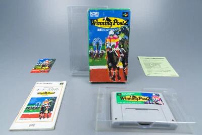 Super Famicom *Winning Post 2* SFC OVP mit Anleitung NTSC-J - Bild 1 von 4