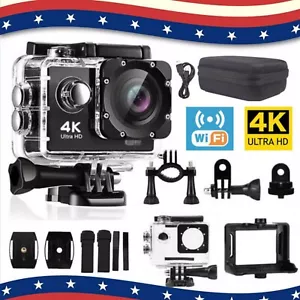 New 4K Action Camera Pro Sport Camera SJ9000 Wifi 1080P HD Waterproof Camcorder - Picture 1 of 13