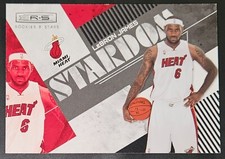 LeBron James 2010-11 Rookies & Stars STARDOM BLACK PARALLEL Insert Card #d 96/99