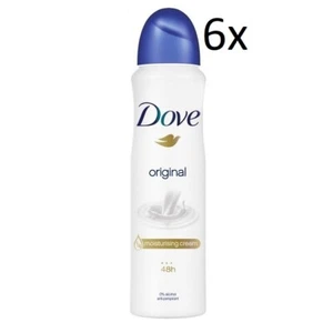 6x Dove Original Deo Deodorant Spray 0% Alkohol 48h Anti-transpirant 150ml - Bild 1 von 1