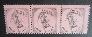 Strip of 3 Old 1880's - BOYD'S DISPATCH - 1 PARK PLACE - STAMPS - Picture 1 of 2