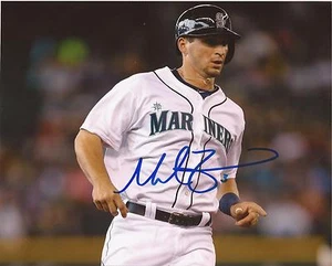 MIKE ZUNINO SEATTLE MARINERS SIGNED AUTOGRAPHED 8X10 HORIZONTAL PHOTO W/COA - Picture 1 of 1