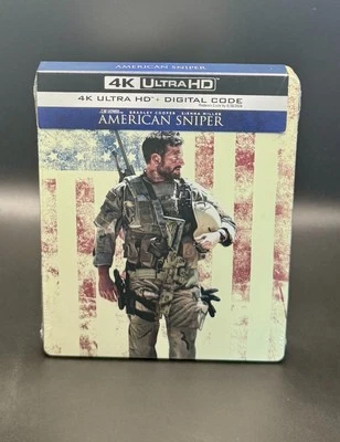 AMERICAN SNIPER - US IMPORT 4K UHD BLURAY STEELBOOK ** NEW & SEALED! ** - Image 1 of 4