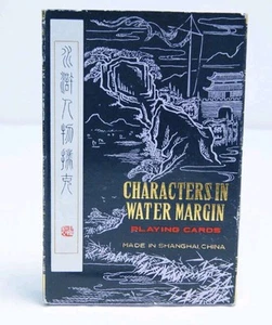 Chinese Art Bridge Playing Cards Characters in Water Margin 2 Deck Shanghai 4823 - Picture 1 of 17