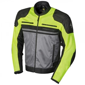 Chaqueta textil de motocicleta Scorpion Vortex Air para hombre de alta visibilidad/negra pequeña - Imagen 1 de 2