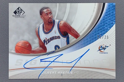 2005-06 Upper Deck SP Game Used Gilbert Arenas SIGnificance Auto 25/25 #SIG-GA - Image 1 of 3