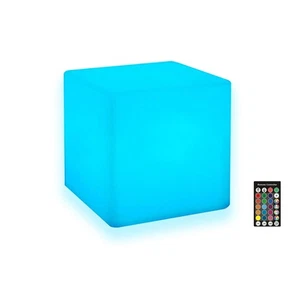 Cube Light, 6-Inch Cordless Night Light for , 16 Color Changing Mood Lamp Rec... - Picture 1 of 7