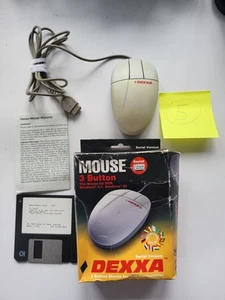 Vintage DEXXA MOUSE 3 button Ungetestet - Bild 1 von 4
