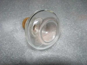 Wine Bottle Stopper Vintage Clear Glass Door Knob Wine Bottle Cork - Picture 1 of 6