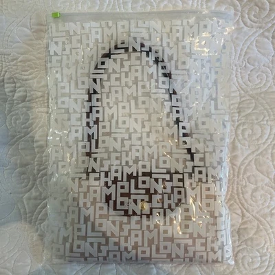 LONGCHAMP Le Pliage Original Large Tote Cream "Papier" Nylon Travel Shoulder Bag - Image 1 of 4