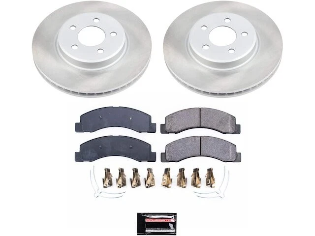 Front Brake Pad and Rotor Kit For 2000-2005 Ford Excursion 2001 2002 SC175QF - Imagem 1 de 1