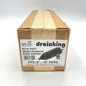Drain King 6810 sblocca scarico principale grado commerciale, adatto a tubi da 6 a 10 pollici NUOVO - Foto 1 di 5