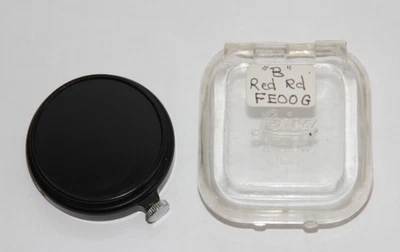 E.Leitz Wetzlar Leica R.d FEOOG RED DARK  A36 36MM Clamp On Filter Black Ring - Image 1 of 4