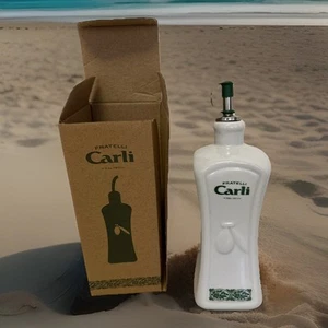 Fratelli Carli Keramik Olivenöl Cruet Dekanter Flasche unbenutzt - Bild 1 von 11