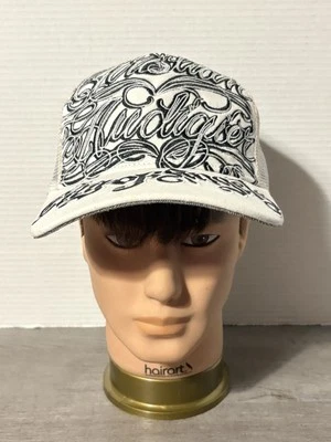 Christian Audigier Trucker Sombrero Ciudad de Ángeles Script Malla Gorra Snapback LA RARO Foto 1 de 4