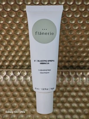 Flanerie Skincare Invigorating Mask Vegan Everlasting Spring Hibiscus Full Size - Image 1 of 2