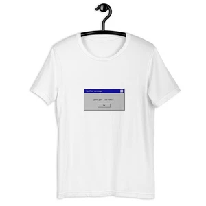 Error Message Windows Unisex t-shirt - Picture 1 of 5